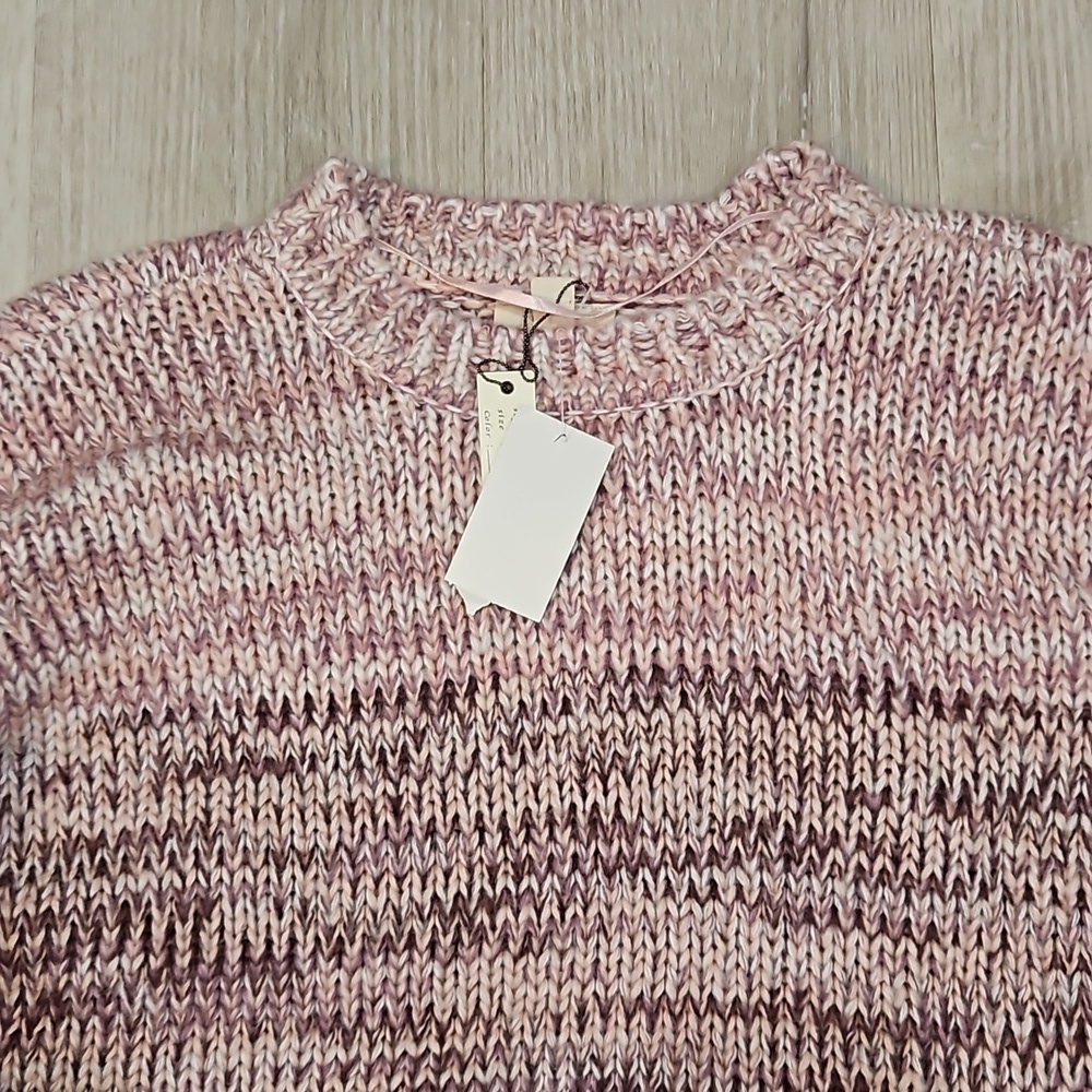 Cupio Blush Woman's Large Knitted Sweatshirt New With Tags - Picture 2 of 5
